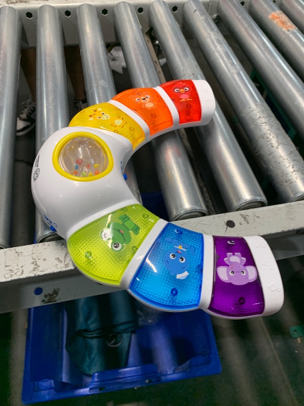 View 2 of Baby Einstein Glow & Discover Light Bar Musical Activity Station and Tummy Time Toy, Montessori Cause and Effect Early Learning for 3-36 months