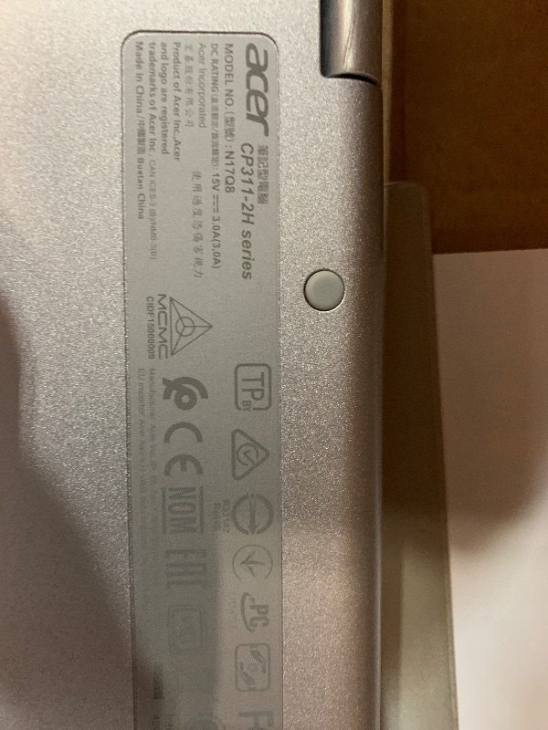 Photo 1 of ***(PARTS ONLY/ NON FUNCTIONAL/ SEE NOTES)***
Acer Chromebook Spin 311, CP311-2H-C008, N4000, 4GB, 64GB, w