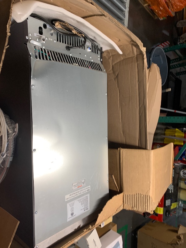 Photo 1 of (dent on the botttom backsit)
Commercial Ice Maker Machine, 90lbs/24H Ice Maker Machine with 33LBS Storage Bin, Stainless Steel Freestanding Ice Machine, Tap Water & Top Loading Under Counter ice Machine for Restaurant