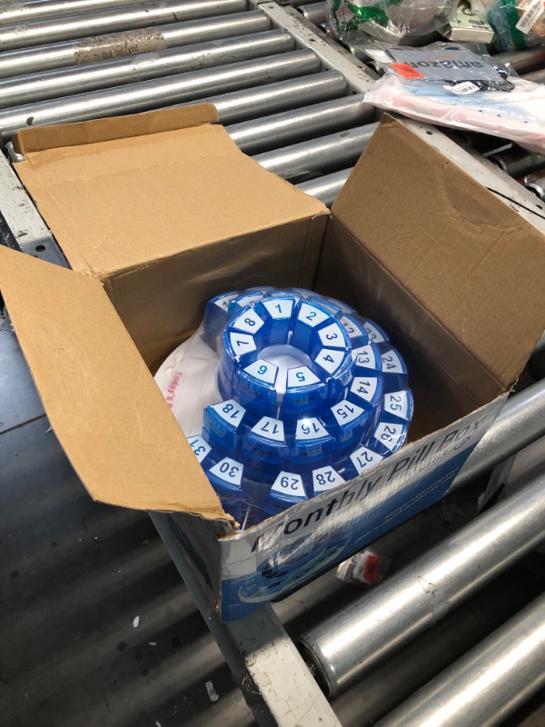 Photo 1 of (FAIR) Monthly Pill Box by MEDca - Smart Prescription Organization with Multiple Daily Doses Section, Removable Compartments Perfect for Travelling