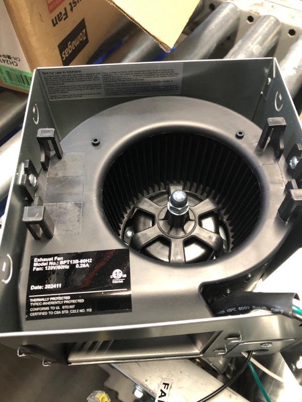 Photo 1 of (see all images) Zomagas Bathroom Exhaust Fan 110 CFM, Ceiling Mount Bathroom Fan for Home Office Hotel