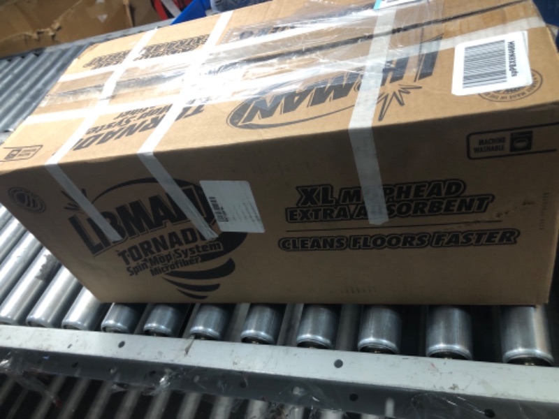 Photo 1 of (mop head not functioning)Libman Tornado Spin Mop System | Mop and Bucket with Wringer Set |Mops for Floor Cleaning | 1 Mop Head Included