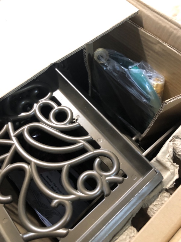 Photo 1 of (Incomplete)(sold for parts)Liberty GARDEN 704 Decorative Cast Aluminum Wall Mount Garden Hose Reel, Holds 125-Feet of 5/8-Inch Hose - Bronze