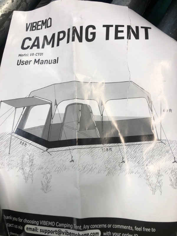 Photo 1 of (please see all images) vibemo camping tent 