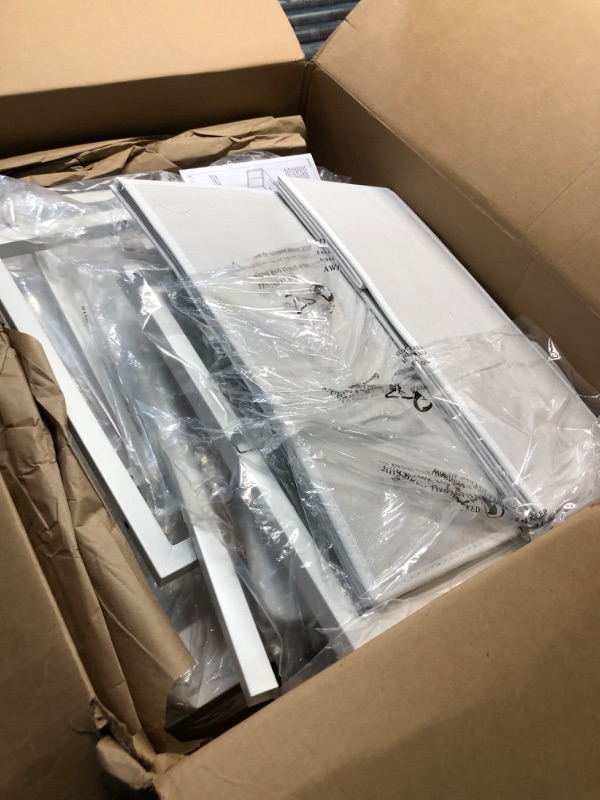 Photo 1 of *USED SOLD FOR PARTS*MINOR DAMAGES*BOLUO Stackable Closet Drawers for Clothes Organizers and Storage Fabric White 2 Drawer Dresser for Bedroom 2 Packs Modern