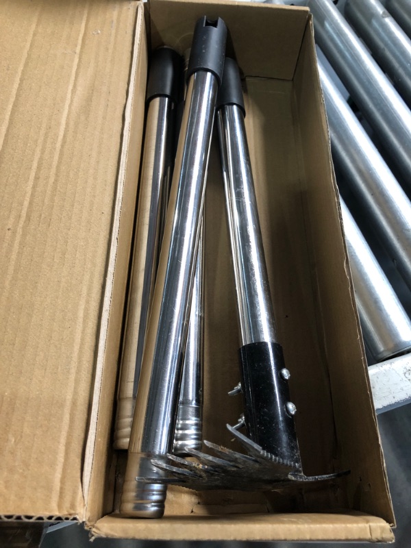 Photo 1 of ***(HEAVILY USED/ MINOR DAMAGE)***
Hoe Garden Tool, 60 Inch Garden Hoe Long Handle for Weeding, 2 in 1 Hand Weed Rake and Action Hoe for Gardening, Heavy Duty Weed Remover Tool for Gardening Planting