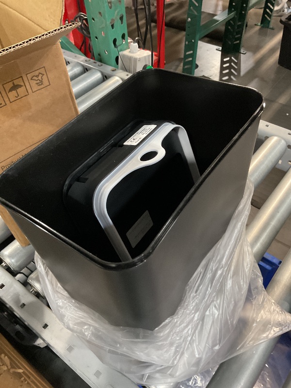 Photo 1 of (Used)(damaged)Yatmung Touchless Bathroom Trash Can - 2.5 Gallon Smart Trash Can Sensor Motion - Skinny Trash Bin with Lid - Electric