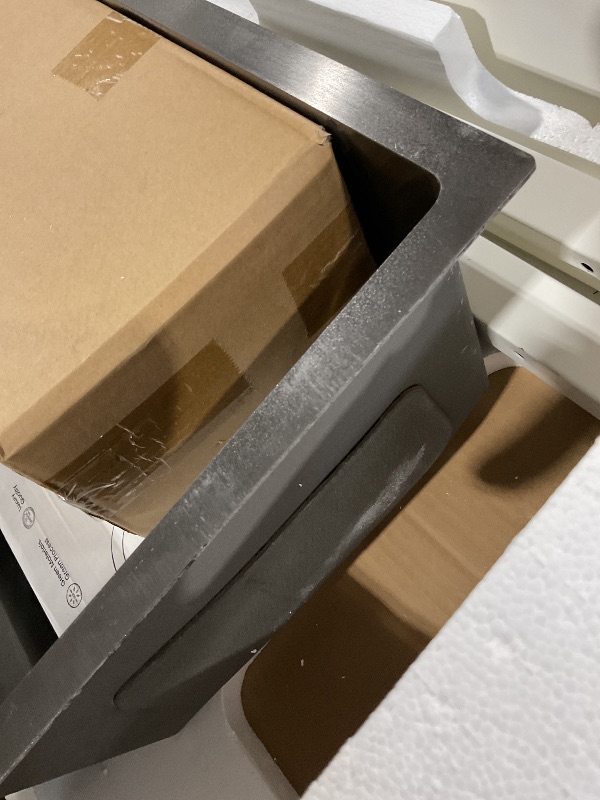 Photo 1 of (Used)(damaged)(see images) 29" Stainless Steel Freestanding Utility Sink, Laundry&Utility Room Sinks, Upgrades Faucet, Hoses and Drain Kit