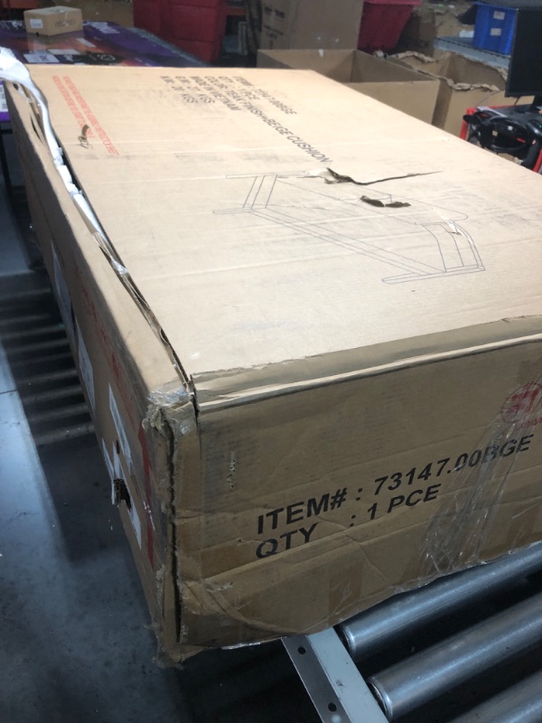 Photo 1 of **PARTIAL SET**MISSING OTHER BOXES**
Christopher Knight Home 317355 Brooklyn Chat Set, Teak + Beige