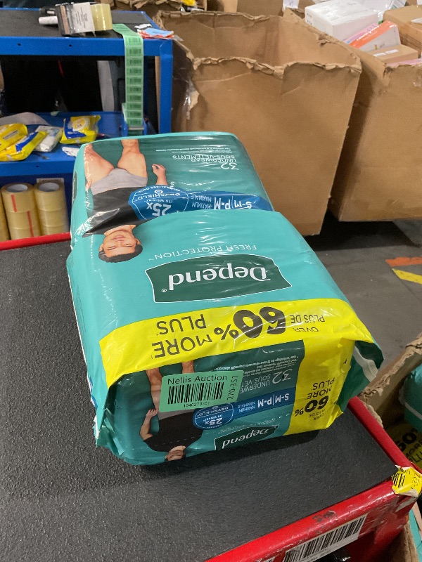 Photo 1 of Depend Fresh Protection Adult Incontinence Underwear for Men, Disposable, Maximum, Small/Medium, Grey, 32 Count, Packaging May Vary