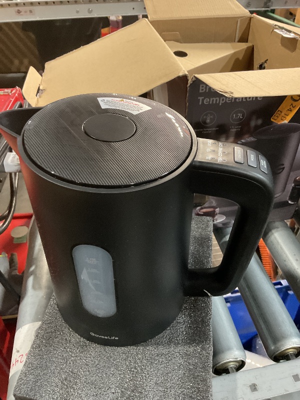 Photo 1 of (See all images)GoveeLife Smart Kettle Temperature Control 1.7L, 1500w WiFi Tea Kettle Electric with LED Indicator Lights, Remotely Control, 2H Keep Warm