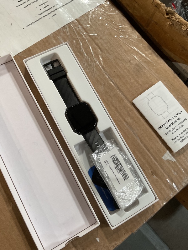 Photo 1 of **MISSING CHARGER**
FITVII Health & Fitness Tracker 2024 (Answer/Make Calls), Smart Watch with 24/7 Heart Rate and Blood Pressure, Sleep Tracking, Blood Oxygen Monitor, 120+ Sport Modes Activity Tracker