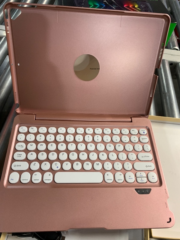Photo 1 of ***(HEAVILY USED)***
LAVO-TECH Bluetooth Keyboard Case 10.2" 10.5" for iPad 9th 8th 7th Gen, iPad Air 3rd, iPad Pro 10.5", Wireless Smart Keyboard Case Auto Sleep/Wake Function Full Protection Cover