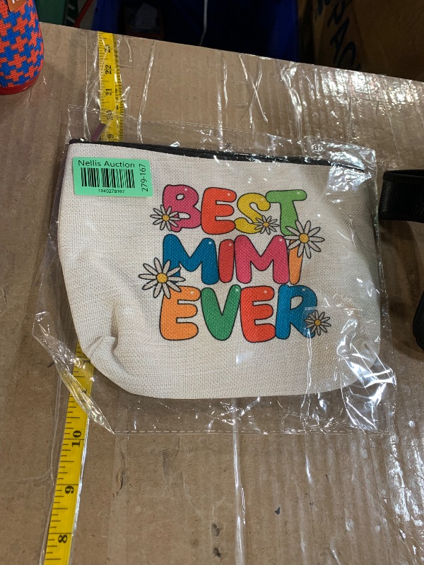 Photo 1 of ** Stock photo reference only ***Mother’s Day Mimi gifts for Mimi best ever Mimi make up bag make up pouch
