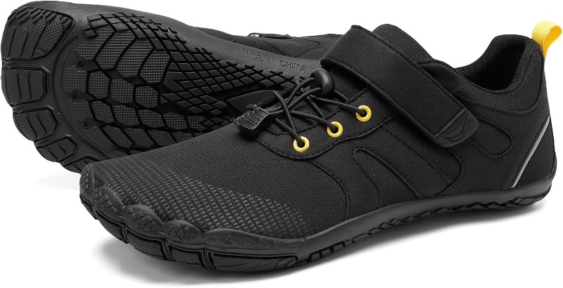 Photo 1 of *** Stock photo reference only*** Barefoot Shoes Men Wide Toe Box Zero Drop Men's Trail Running Cross-Trainer Wrestling Boxing Weightlifting Walking Shoes