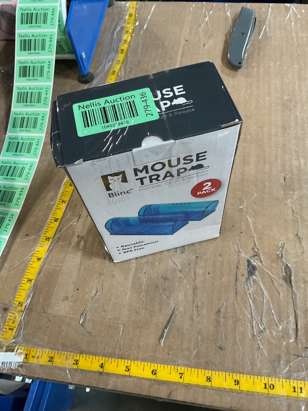 Photo 1 of Humane Mouse Trap | Catch and Release Mouse Traps That Work | Mice Trap No Kill for mice/Rodent Pet Safe (Dog/Cat) Best Indoor/Outdoor Mousetrap Catcher Non Killer Small Capture Cage (Blue)