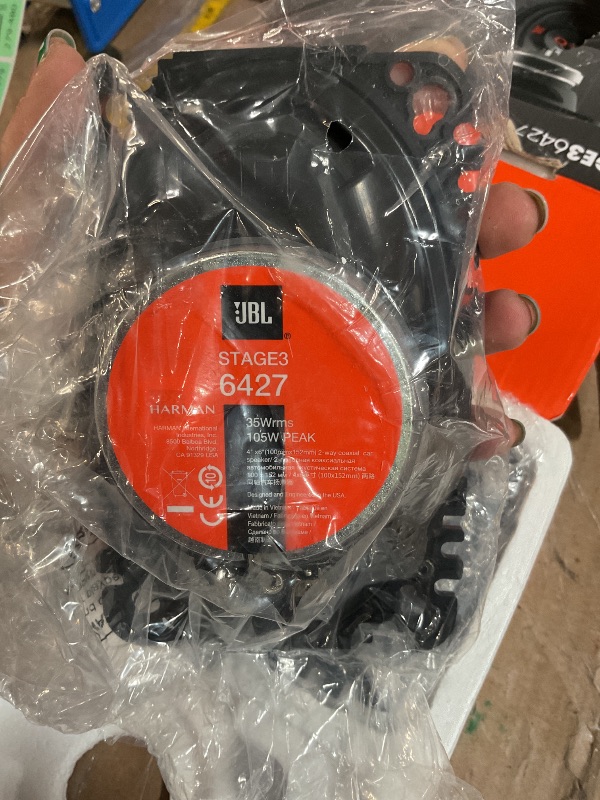 Photo 1 of Pair of JBL Stage3 6427 4" X 6" Two-Way Car Audio Speaker Bundle