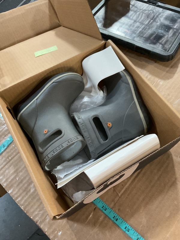 Photo 1 of ***(HEAVILY USED)***
BOGS Kids' Skipper Ii Rain Boot Solid, Gray, 6 US Unisex Toddler