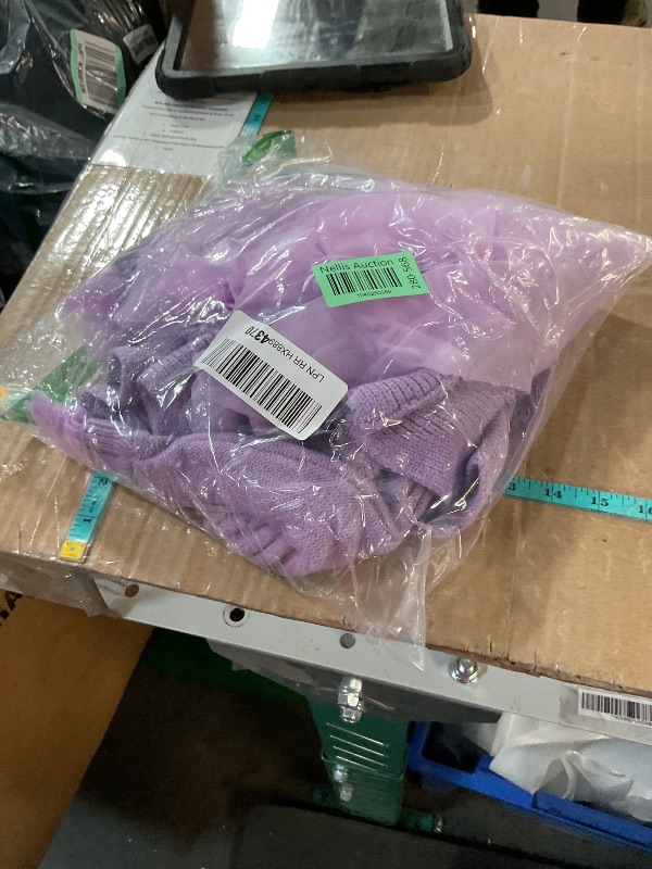 Photo 1 of ***(MINOR TEAR ON COLLAR)***
Zanie Kids Littl Girl Christmas Dress Tulle Xmas Knitted Sweater Dress Long Sleeve Winter Purple 100cm 2-3 Years