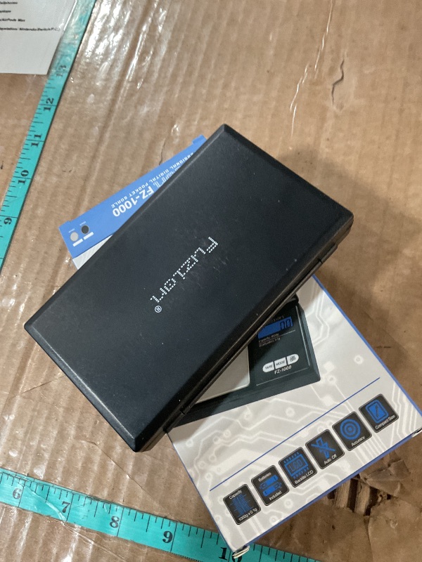 Photo 1 of ***(HEAVILY USED)***
Fuzion Digital Pocket Scale Precision 1000g/0.1g, Small Digital Scales Grams Ounces Grains, Herb Scale, Jewelry Scale, Portable Travel Food Scale