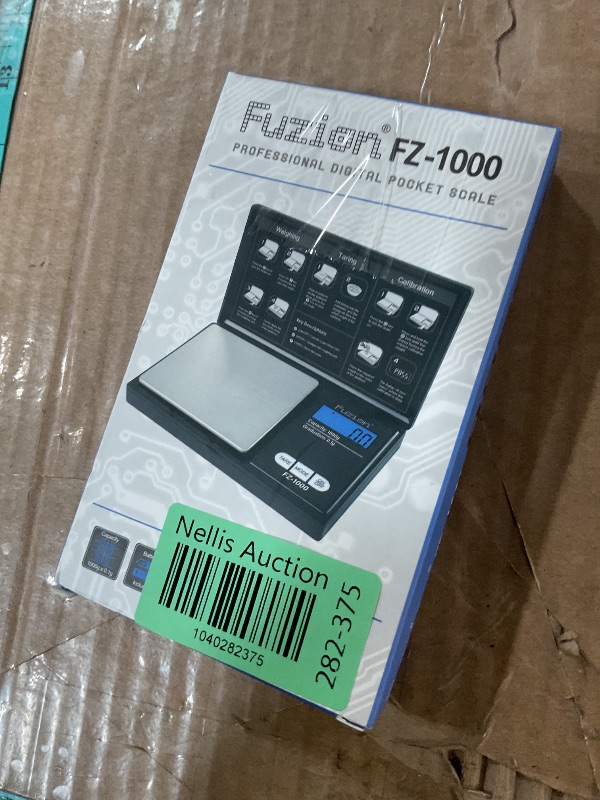 Photo 1 of ***(HEAVILY USED)***
Fuzion Digital Pocket Scale Precision 1000g/0.1g, Small Digital Scales Grams Ounces Grains, Herb Scale, Jewelry Scale, Portable Travel Food Scale