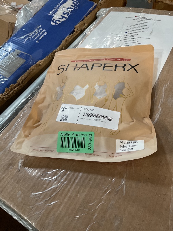 Photo 1 of (Used)SHAPERX Women's Strapless Shapewear Full Slip for Under Dresses Tummy Control Slips Seamless Body Shaper,SZ5383-Sienna-S/M