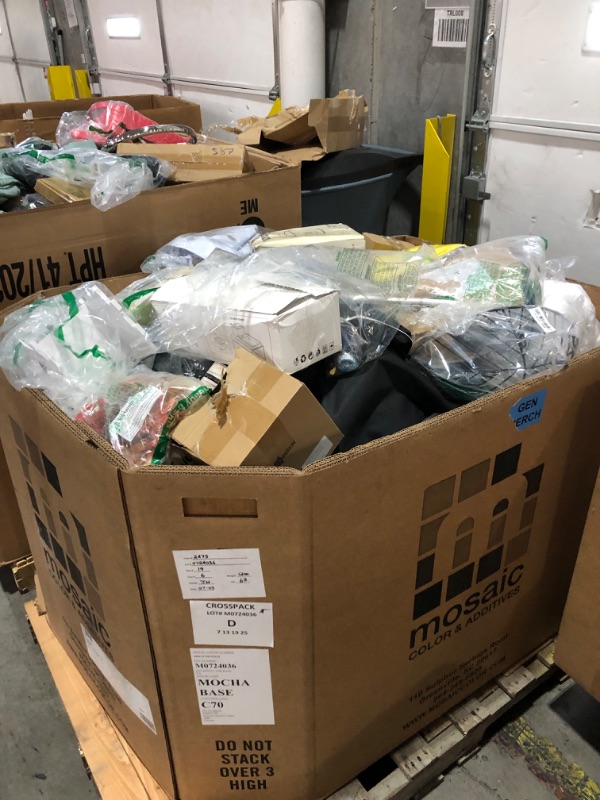 Photo 1 of ***NONREFUNDABLE TRUCK/TRAILER PICKUP*** Nellis Auction Pallet of General Merchandise and Partial Items 