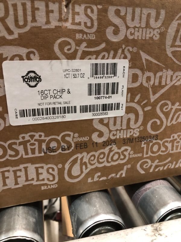 Photo 1 of **(EXP: feb 11 2025) NON-REFUNDABLE** Tostitos Tortilla Chips Chip & Salsa Pack, 3oz Tostitos Crispy Rounds & 3.8oz Medium Salsa (16 count)