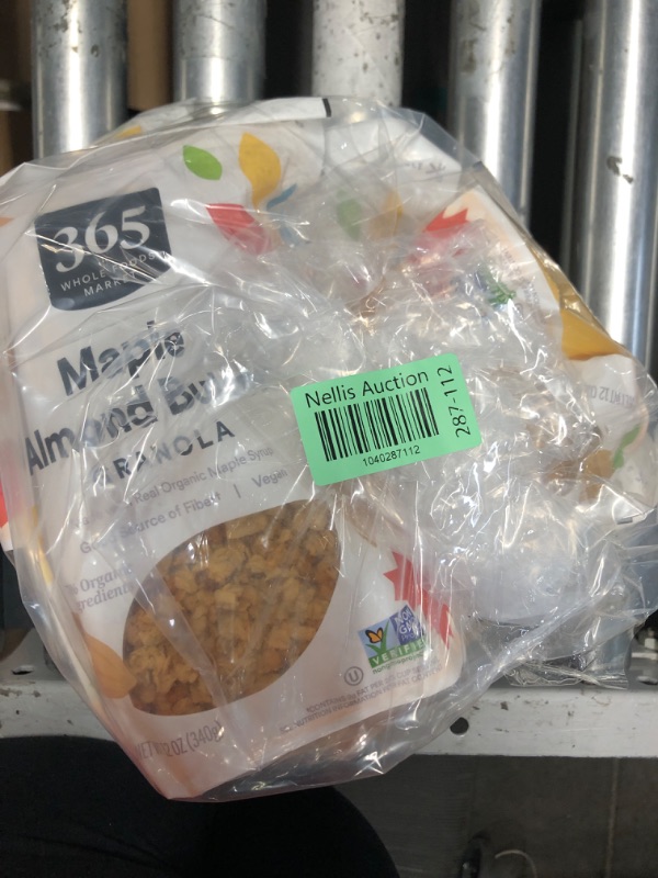Photo 1 of (non-refundable) (pack of 6 )365 by Whole Foods Market, Granola Maple And Almond Butter Bag, 12 Ounce