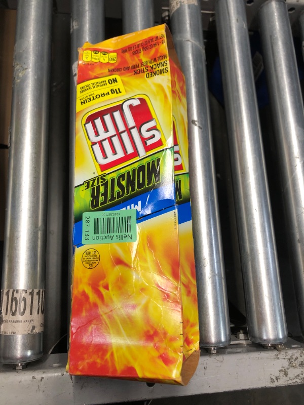 Photo 1 of (non-refundable) Slim Jim Monster Smoked Meat Sticks, Mild Flavor, 11g Protein Per Stick, Easter Basket Stuffer, 1.94 oz. (18 Count)