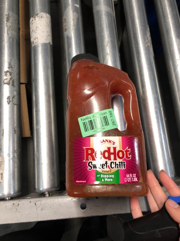 Photo 1 of (non-refundable)Frank's RedHot Sweet Chili Sauce, 0.5 gal - One Half Gallon Bulk Container of Sweet Chili Hot Sauce for Wings, Pizza, Sandwiches, Stir Fry, and More
