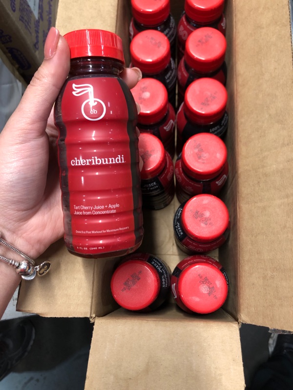 Photo 1 of (non-refundable)Cheribundi ORIGINAL Tart Cherry Juice - Pro Athlete Workout Recovery - Support Muscle Recovery - Tart Cherry Lightly Sweetened with Apple Juice