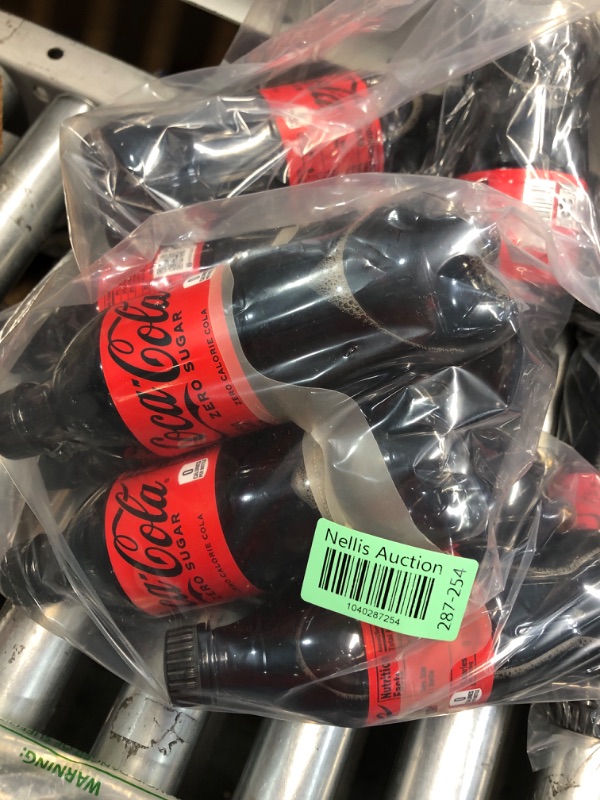 Photo 1 of (non-refundable)Coke Zero Sugar Diet Soda Soft Drink, 16.9 fl oz, 10 Pack