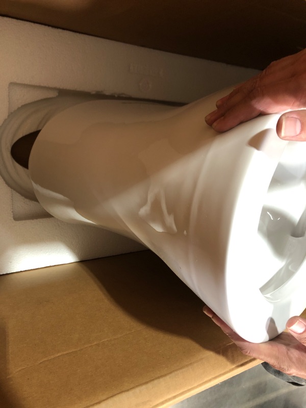 Photo 1 of ** BOX 1 OF 3**
TOTO Drake Elongated TORNADO FLUSH Toilet Bowl, WASHLET+ Ready, Cotton White - C776CEGT40#01