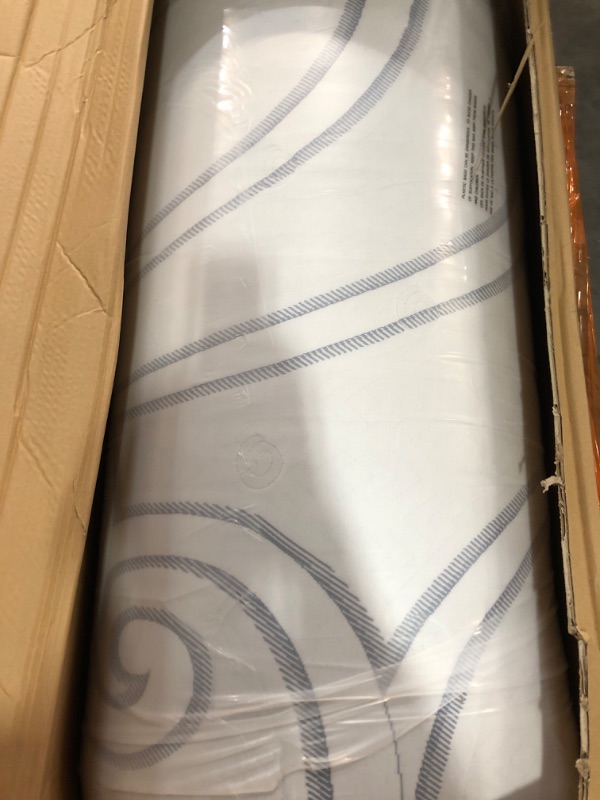 Photo 1 of (FACTORY SEALED) Vibe Quilted Hybrid Mattress, 12-Inch Innerspring and Pillow Top Gel Memory Foam Mattress, Fiberglass Free, CertiPUR-US Certified Bed in a Box, King, White
