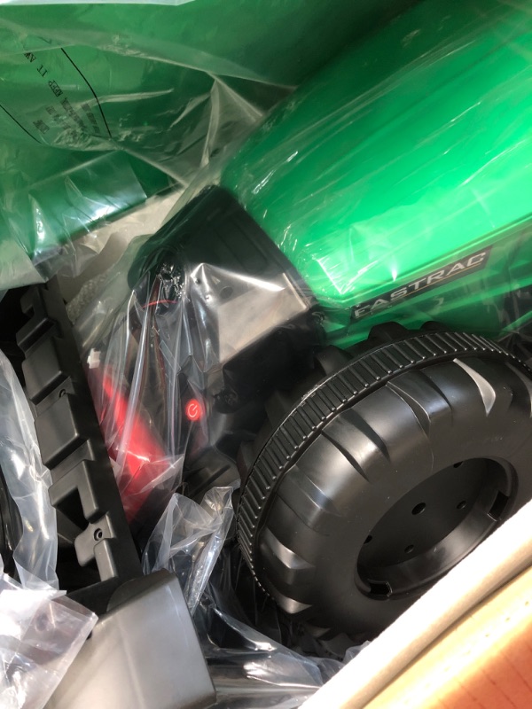 Photo 1 of Kids Ride On Tractor, 12V Battery Powered Tractor Car Toy with Detachable Trailer and Remote Control, Safety Belt, Dual 35W Electric Vehicles for Boys Girls, Green MODEL 12VTRTR 