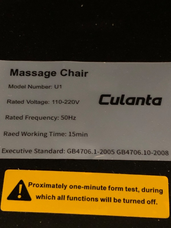 Photo 1 of ***FACTORY SEALED******TRUCK/TRAILER PICKUP ONLY***Culanta Massage Chair Full Body, Zero Gravity SL-Track Shiatsu Massage Recliner Chair with Body Scan, Airbags, Foot Rollers, Deep Yoga Stretch, Heating (U1-Brown)
