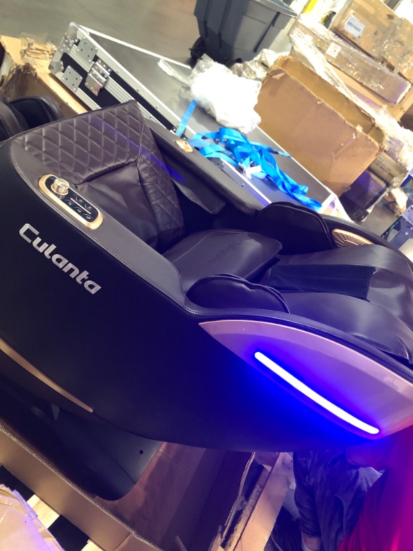 Photo 1 of ***FACTORY SEALED******TRUCK/TRAILER PICKUP ONLY***Culanta Massage Chair Full Body, Zero Gravity SL-Track Shiatsu Massage Recliner Chair with Body Scan, Airbags, Foot Rollers, Deep Yoga Stretch, Heating (U1-Brown)