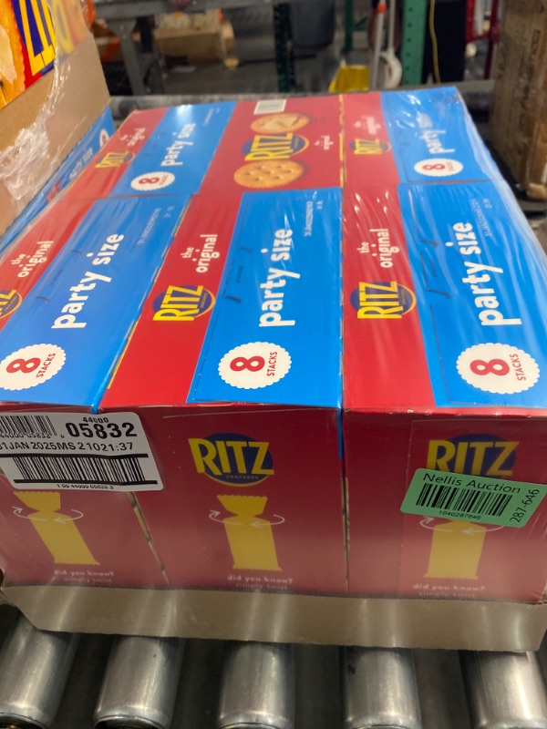 Photo 1 of ***(EXP: 31 JAN, 2025) NONREFUNDABLE*** RITZ Original Crackers, Snacks for Kids and Adults, Lunch Snacks, Party Size, 27.4 oz, 6 Pack