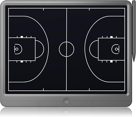 Photo 1 of ***MISSING STYLUS*** GIGART Electronic Basketball Coaching Board, 15-inch LCD Basketball Coaching Equipment Strategy Tactic Marker Board with Flexible LCD Screen and Stylus Pen, Electronic Basketball Clipboard for Coaches
