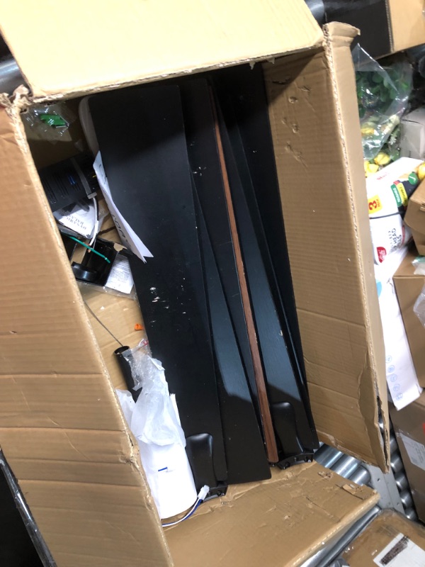 Photo 1 of ***MAJOR DAMAGE - INCOMPLETE - SEE COMMENTS***
52 Inch Ceiling Fans with Lights and Remote - Black Ceiling Fan with Light, Quiet Reversible DC Motor, Dimmable Tri-Color LED, 5 Blades, Modern Indoor/Outdoor Ceiling Fan for Bedroom/Patios