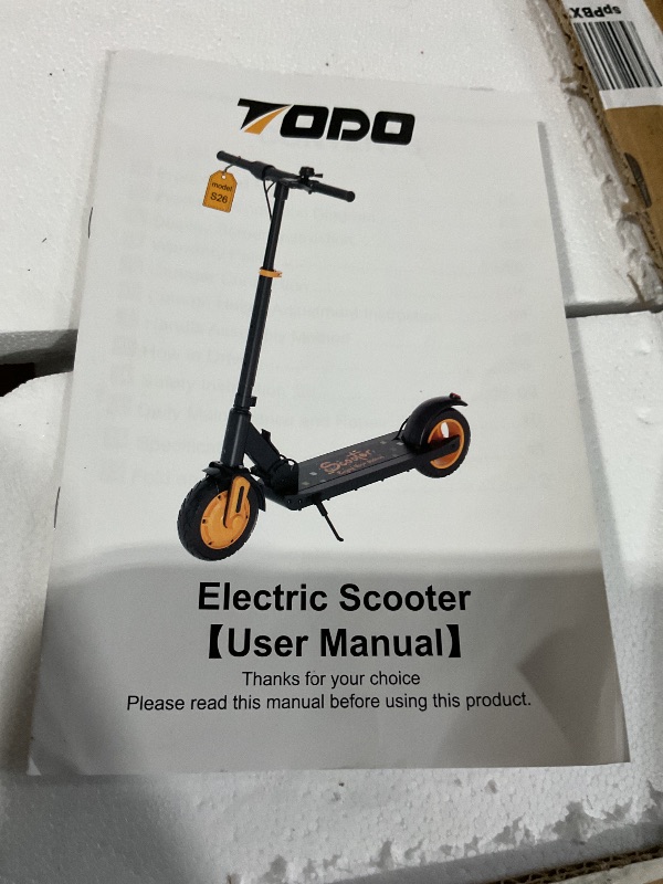 Photo 1 of (Used)(sold for parts) Electric Kick Scooter,3 Adjustable Height & Speed,350W Motor,8.5'' Solid Tires,Max 15 Mph Speed,Foldable Electric Scooter 