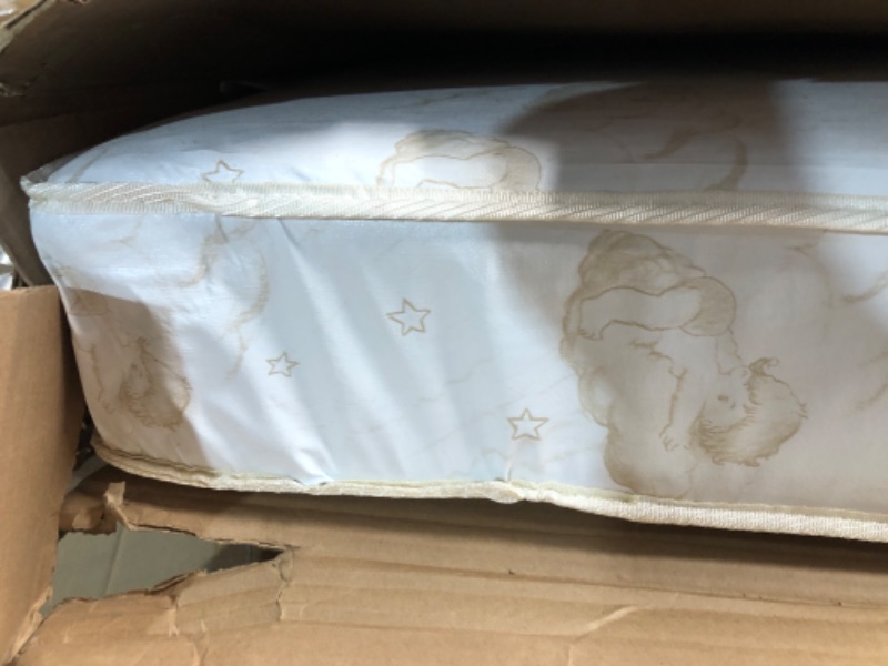 Photo 1 of (cut on fabric)
Dream On Me Twilight 5” 88 Coil Inner Spring Crib And Toddler Mattress, Greenguard Gold Certified, 10 Year Limited Warranty, Waterproof Vinyl Cover, Made In The U.S.A, Support And Comfort