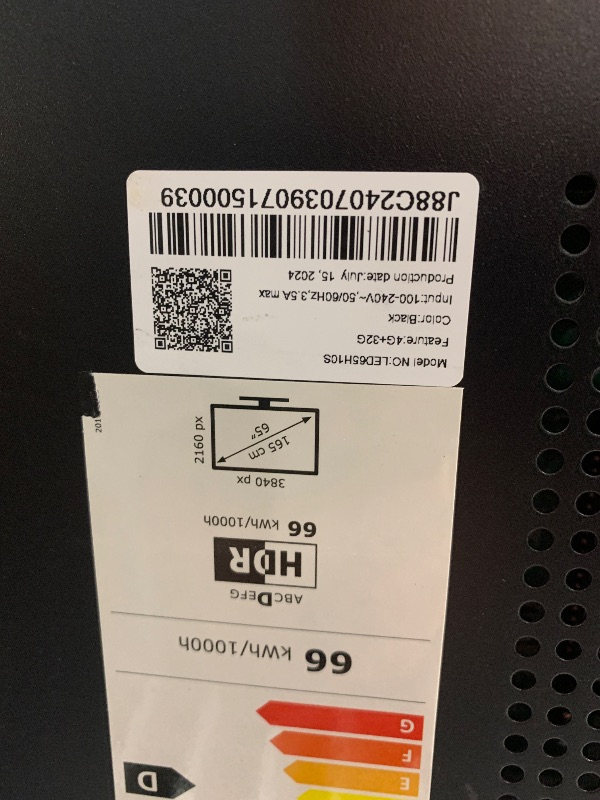 Photo 1 of ***UNKNOWN IF FUNCTIONAL***JAV Smart Board 65 Inch Whiteboard Smartboard Interactive Whiteboard, Digital Smart White Bboard Support Dual System Smartboard for Classroom and Business(Wall Mount Included)