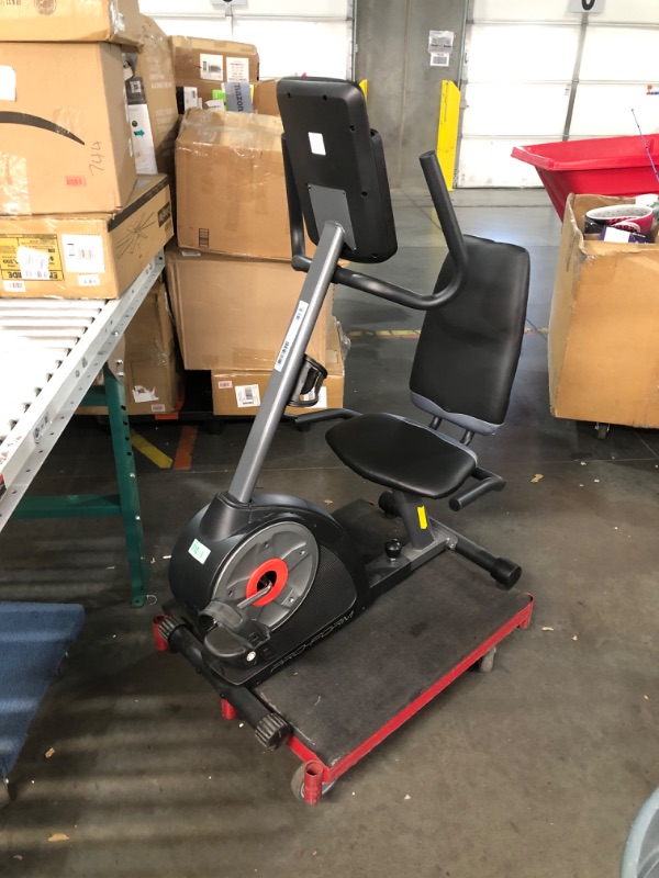 Photo 1 of *** TRUCK OR TRAILER PICK UP ONLY*** ITEM TESTED FOR POWER, UNABLE TO TEST FURTHER***ProForm 2024 400RI Recumbent Exercise Bike