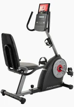 Photo 1 of *** TRUCK OR TRAILER PICK UP ONLY*** ITEM TESTED FOR POWER, UNABLE TO TEST FURTHER***ProForm 2024 400RI Recumbent Exercise Bike