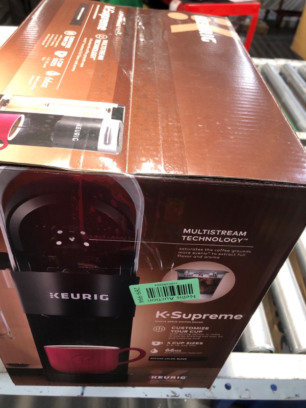 Photo 1 of *** FACTORY SEAL***Keurig K-Supreme Single Serve K-Cup Pod Coffee Maker, MultiStream Technology, 4 Brew Sizes, 66oz Dual-Position Removable Reservoir, Black