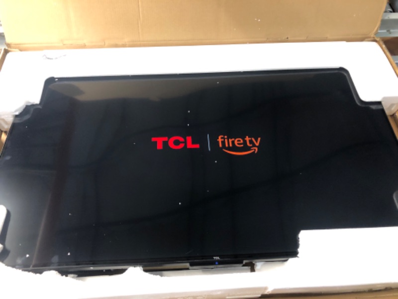 Photo 1 of **SEE PHOTOS AND NOTES**
TCL 55-Inch Class S5 UHD 4K LED Smart TV with Fire TV (55S551F, 2024 Model), Dolby Vision, HDR PRO+, Dolby Atmos, Alexa Built-in with Voice Remote, Apple AirPlay 2 Compatibility, Streaming Television