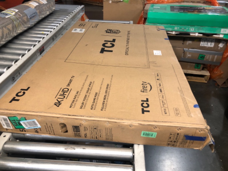 Photo 1 of **SEE PHOTOS AND NOTES**
TCL 55-Inch Class S5 UHD 4K LED Smart TV with Fire TV (55S551F, 2024 Model), Dolby Vision, HDR PRO+, Dolby Atmos, Alexa Built-in with Voice Remote, Apple AirPlay 2 Compatibility, Streaming Television