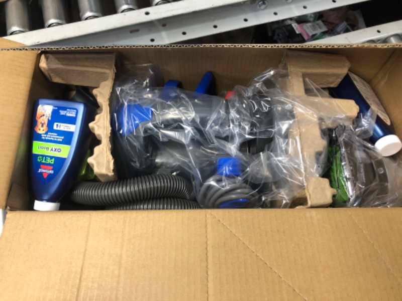 Photo 1 of ***FACTORY SEALED***
Bissell Little Green Pet Deluxe Portable Carpet Cleaner and Car/Auto Detailer, 3353, Gray/Blue
